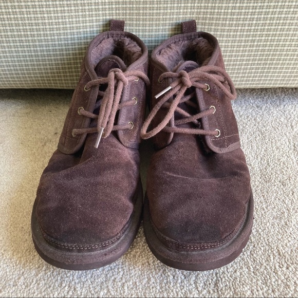 Ugg Chocolate Brown Neumel Boot Mens Size 10 - Picture 3 of 16